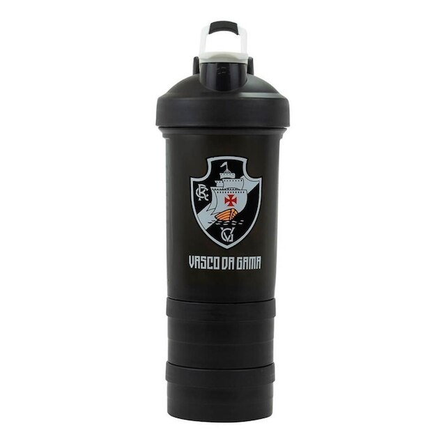 Garrafa Shakeira Mola 2 Compartimentos 500ml - Vasco
