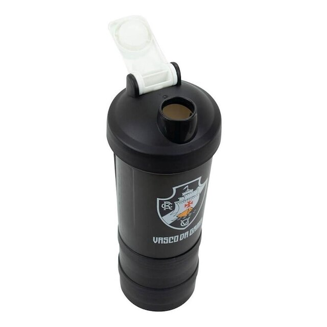 Garrafa Shakeira Mola 2 Compartimentos 500ml - Vasco