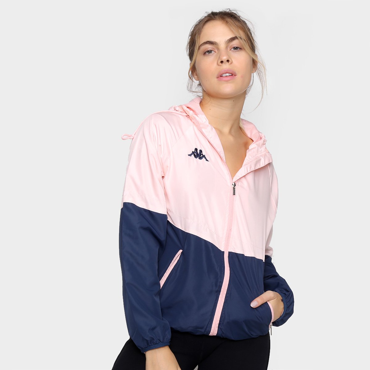 Jaqueta Feminina Corta Vento Overcome Feminina Kappa Corta