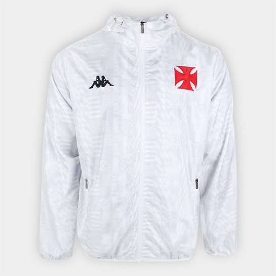 Jaqueta Corta Vento Vasco da Gama Print Kappa Masculina