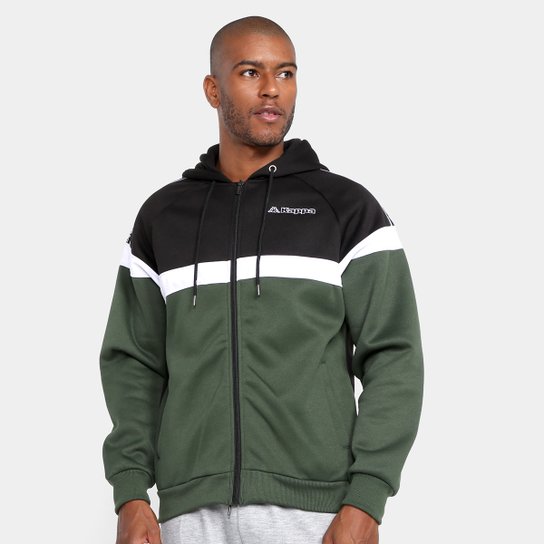 Jaqueta Kappa Fleece C/ Capuz Masculina