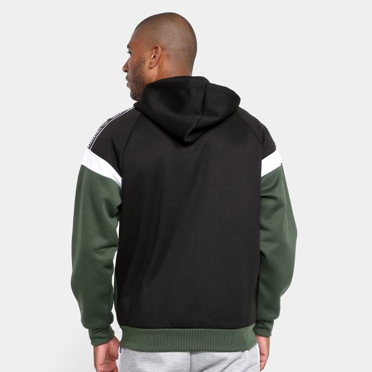 Jaqueta Kappa Fleece C/ Capuz Masculina