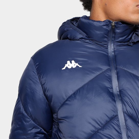 Jaqueta Puffer Kappa Padding Sport Bessie Capuz Masculina