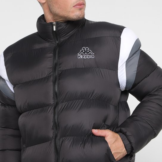 Jaqueta Puffer Kappa Padding Sport Logo Masculina
