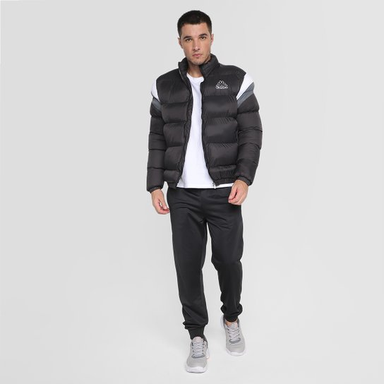 Jaqueta Puffer Kappa Padding Sport Logo Masculina