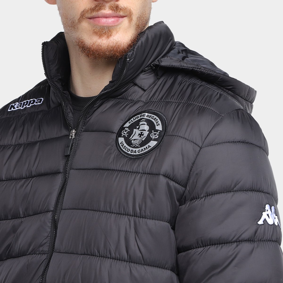 Jaqueta Puffer Vasco Kappa Masculina Shop Vasco - Main Image