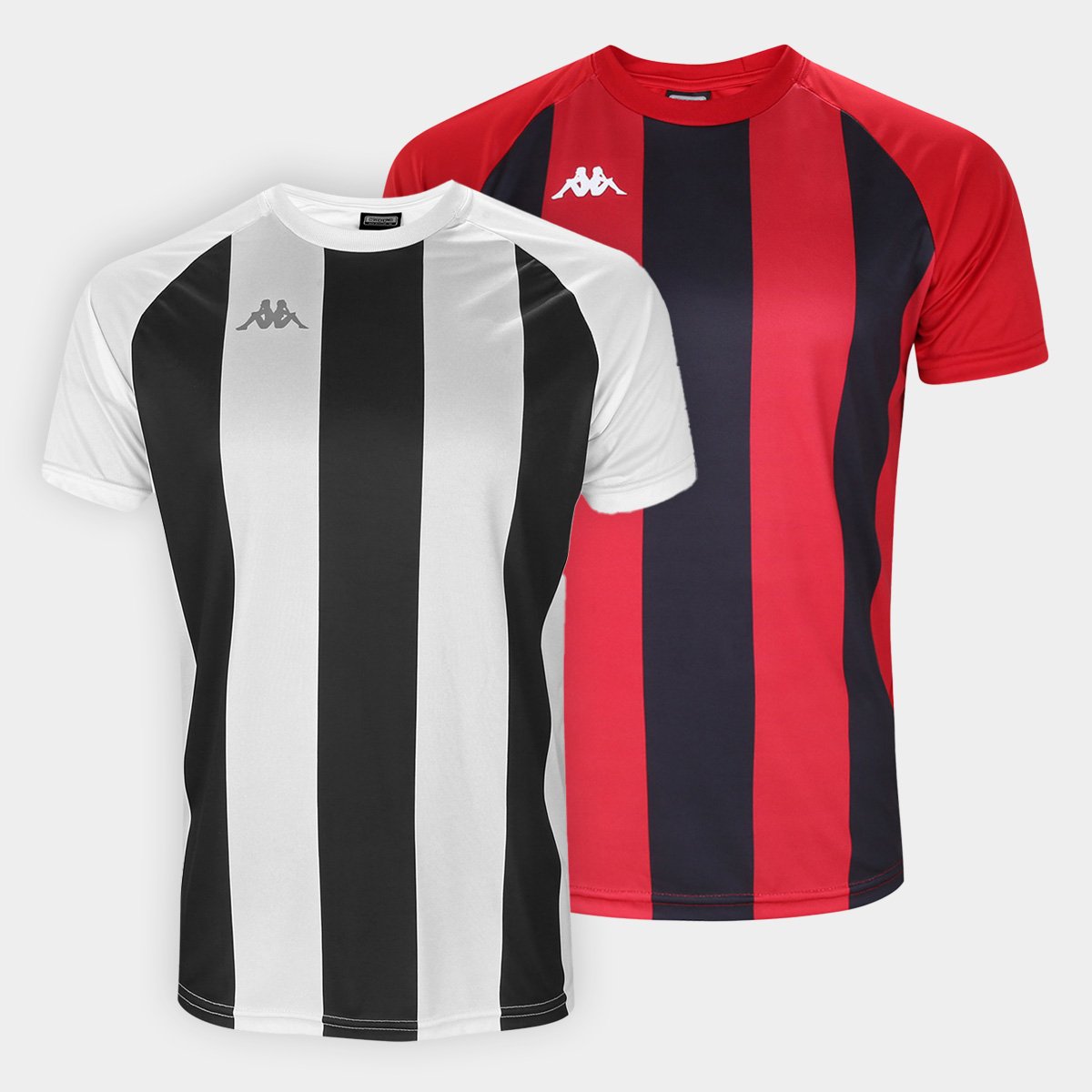 Kit Camisa Kappa Fardamento Verticale Masculina 2 Peças