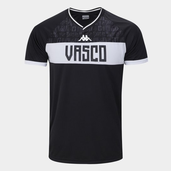 Kit Camisa Vasco Kappa Supporter Masculina