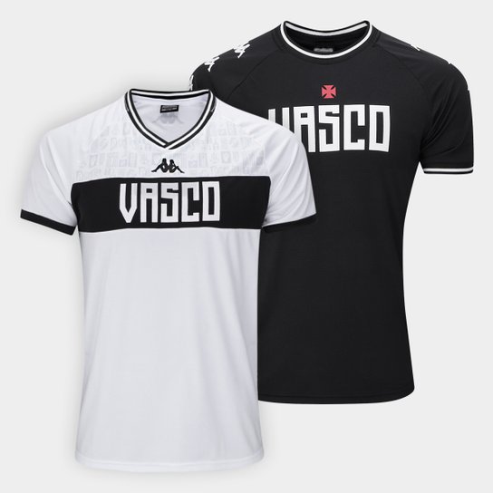 Kit Camisa Vasco Kappa Supporter Masculina