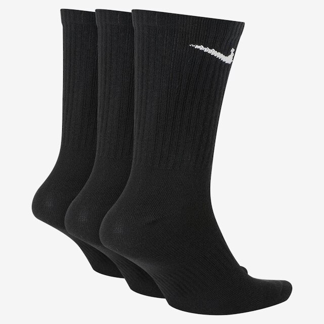 Kit Meia Cano Alto Nike Everyday Lightweight Masculina c/ 3 Pares