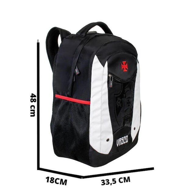 Mochila Esportiva Escolar Futebol Vasco força Jovem 16511 Oficial