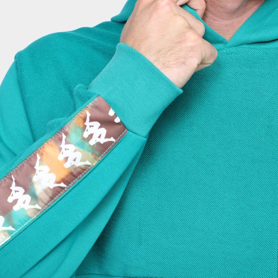 Moletom Kappa Banda Gwill Graphik Banda Tape Masculino