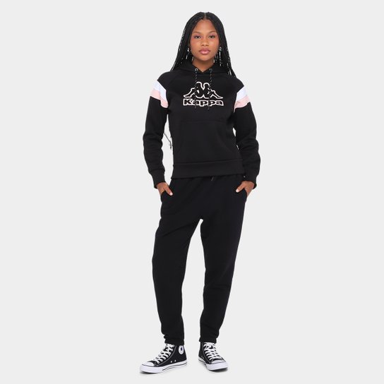 Moletom Kappa Ladies Sport C/ Capuz Feminino