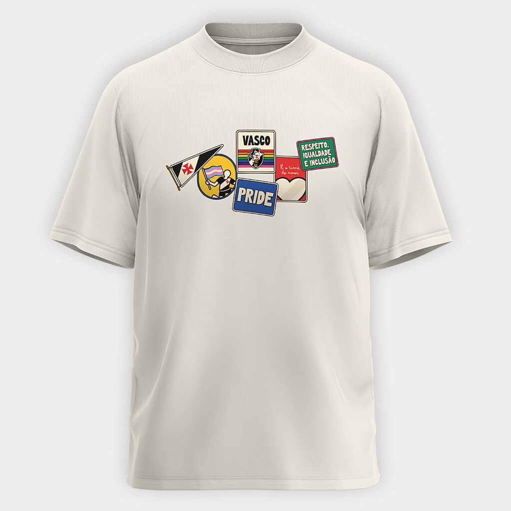 Pré-Venda Camiseta Vasco Oversized Time do Amor Masculina