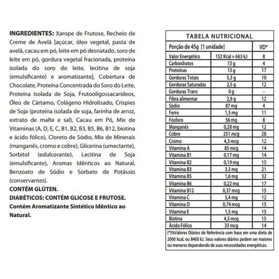 Protein Crisp Bar 12 barras - IntegralMédica