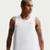 Regata Dri-FIT Nike Miler Masculina - Branco+Cinza