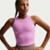Regata Nike Dri-FIT One Cropped Feminina - Rosa