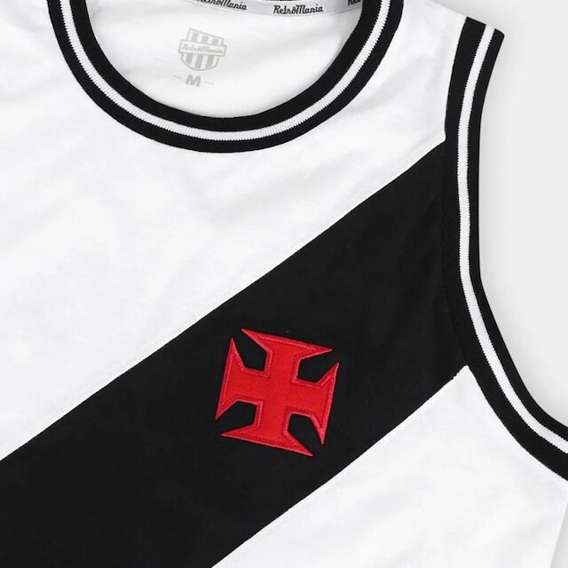 Regata Vasco Anos 70 Branca Masculina