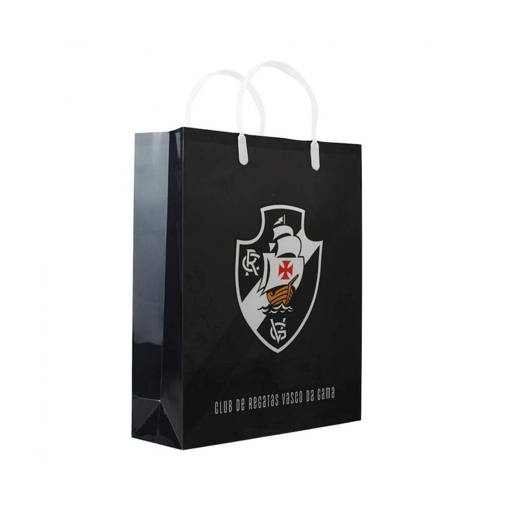 Sacola De Presentes Escudo Time 33x9x27cm - Vasco