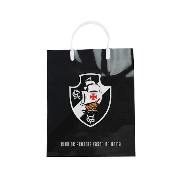 Sacola De Presentes Escudo Time 33x9x27cm - Vasco