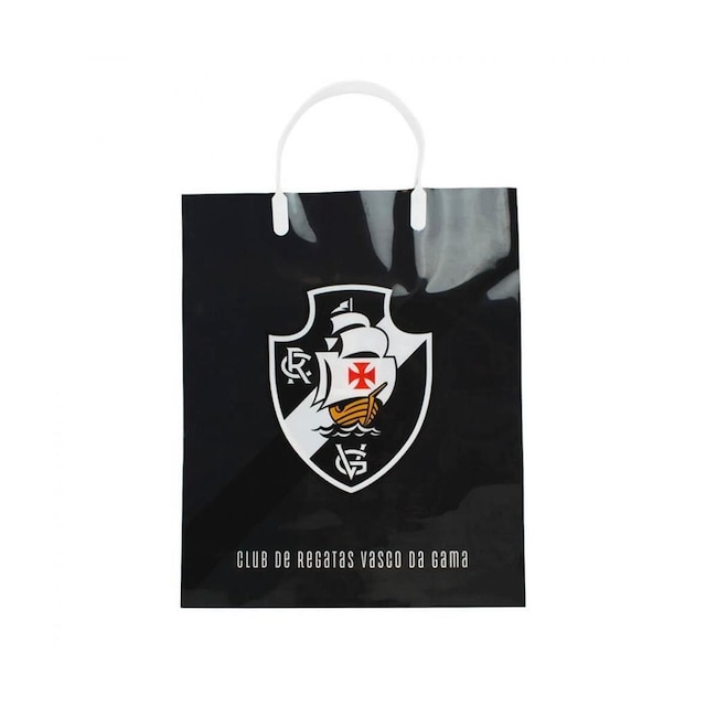 Sacola De Presentes Escudo Time 33x9x27cm - Vasco