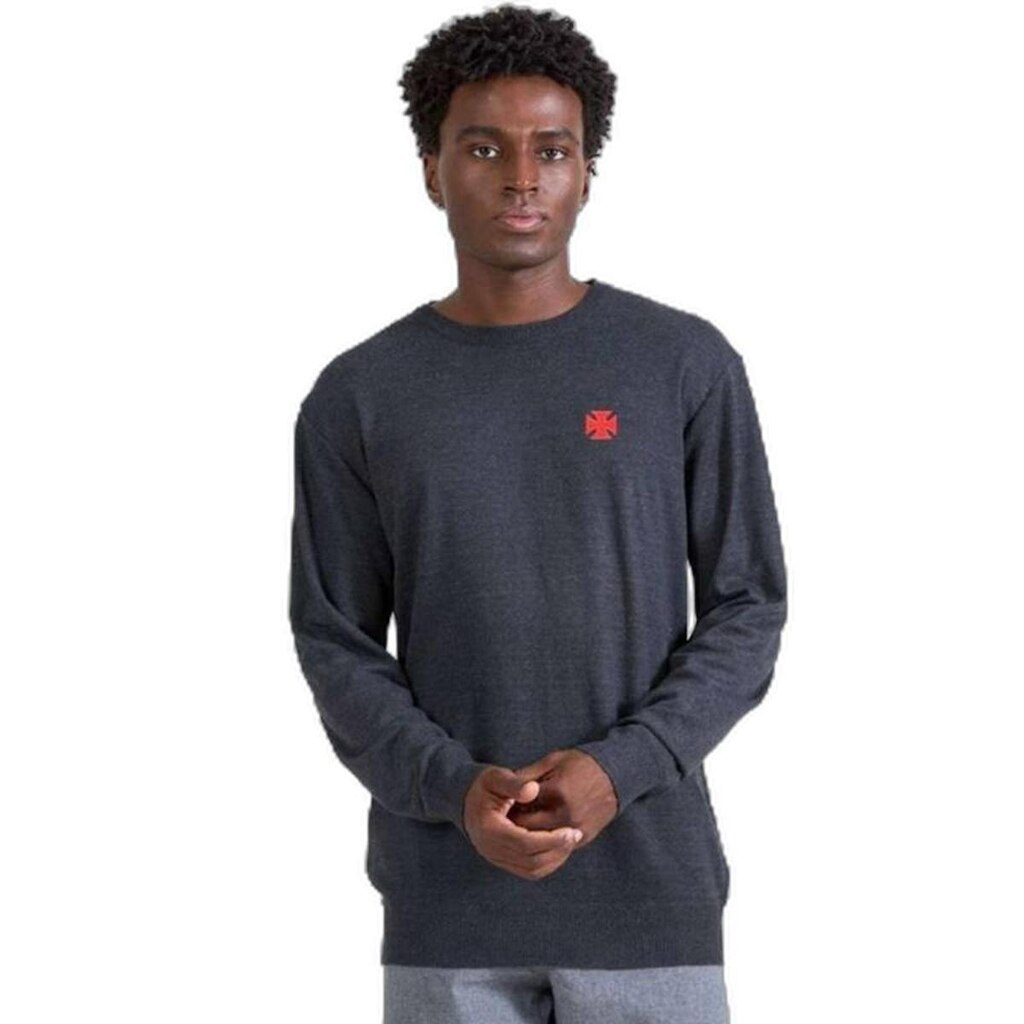 Suéter Braziline Vasco Conto Pullover - Masculino - Chumbo