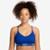 Top Nike Indy Feminino - Azul Royal+Branco