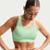 Top Nike Swoosh Feminino - Verde Claro+Branco